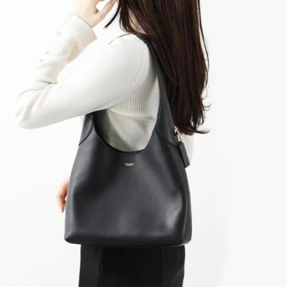 Coach Black Leather Hobo Bag - Picture 4 of 7